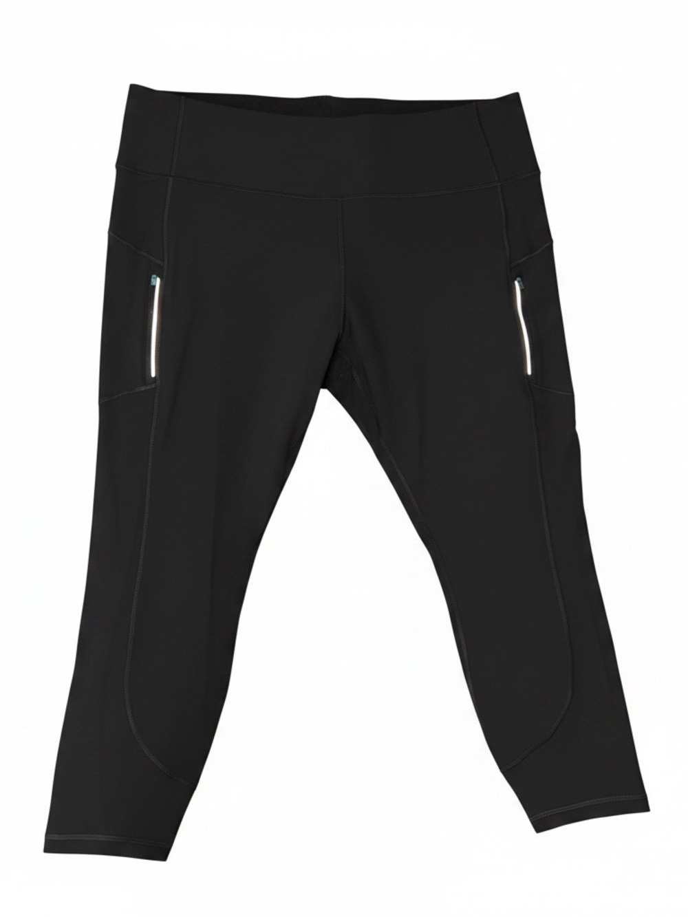 Athleta Black Cropped Pocket Leggings